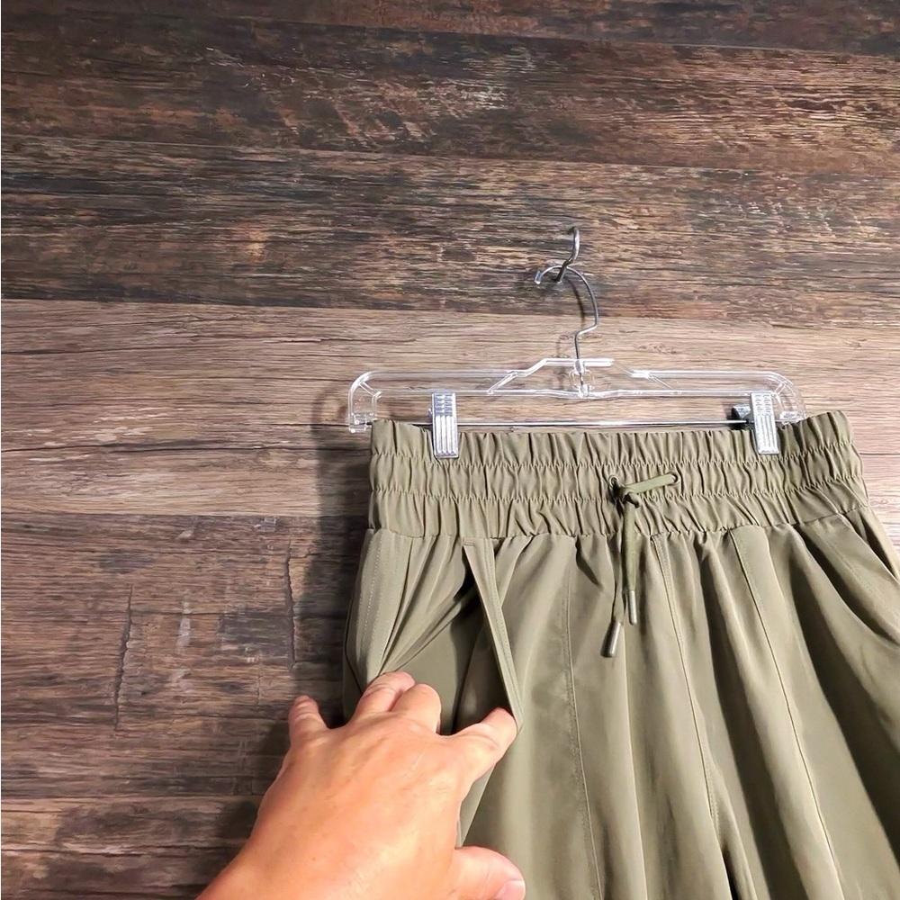 Mondetta Dusty Olive Green Side Stitch Wide Leg with Relaxed Fit - Picture 4 of 13